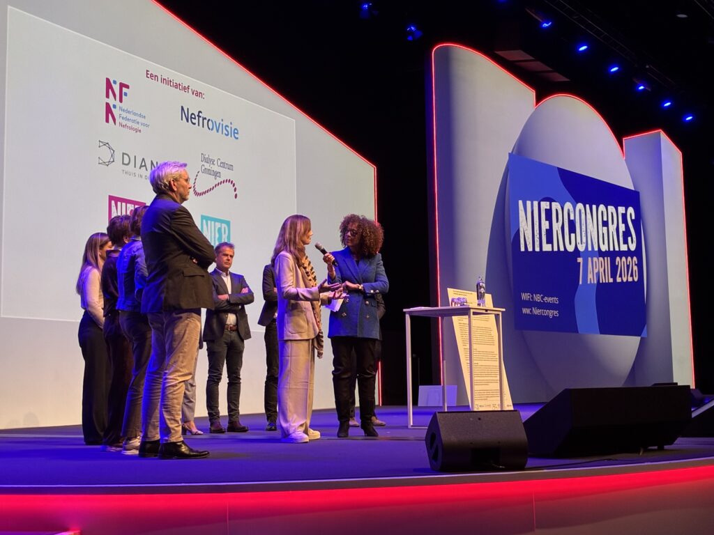 Ondertekening van het manifest 'Toekomstvisie dialysezorg 2030'.